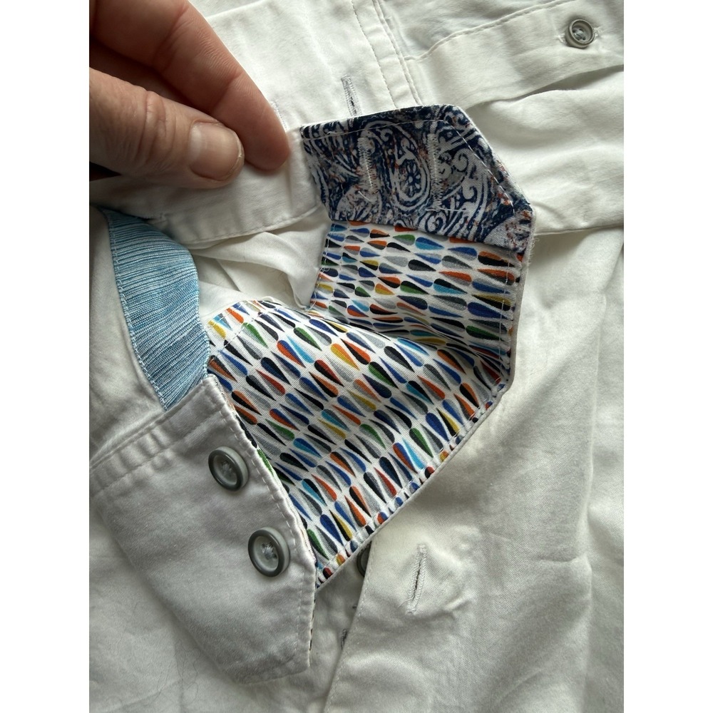 Robert Graham Lime Tequila White Lemons Drink Series Short Sleeve Size Medium - Picture 3 of 5